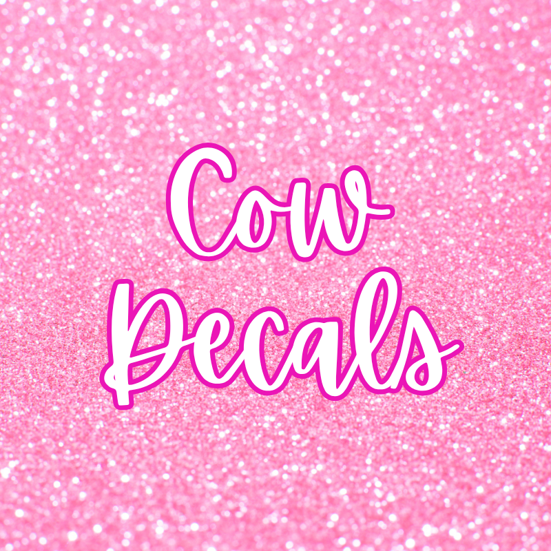 Cow Decals