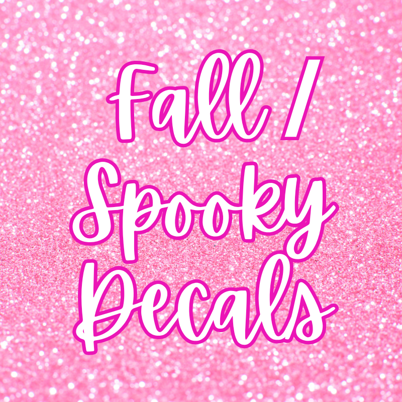 Fall and Spooky Decals