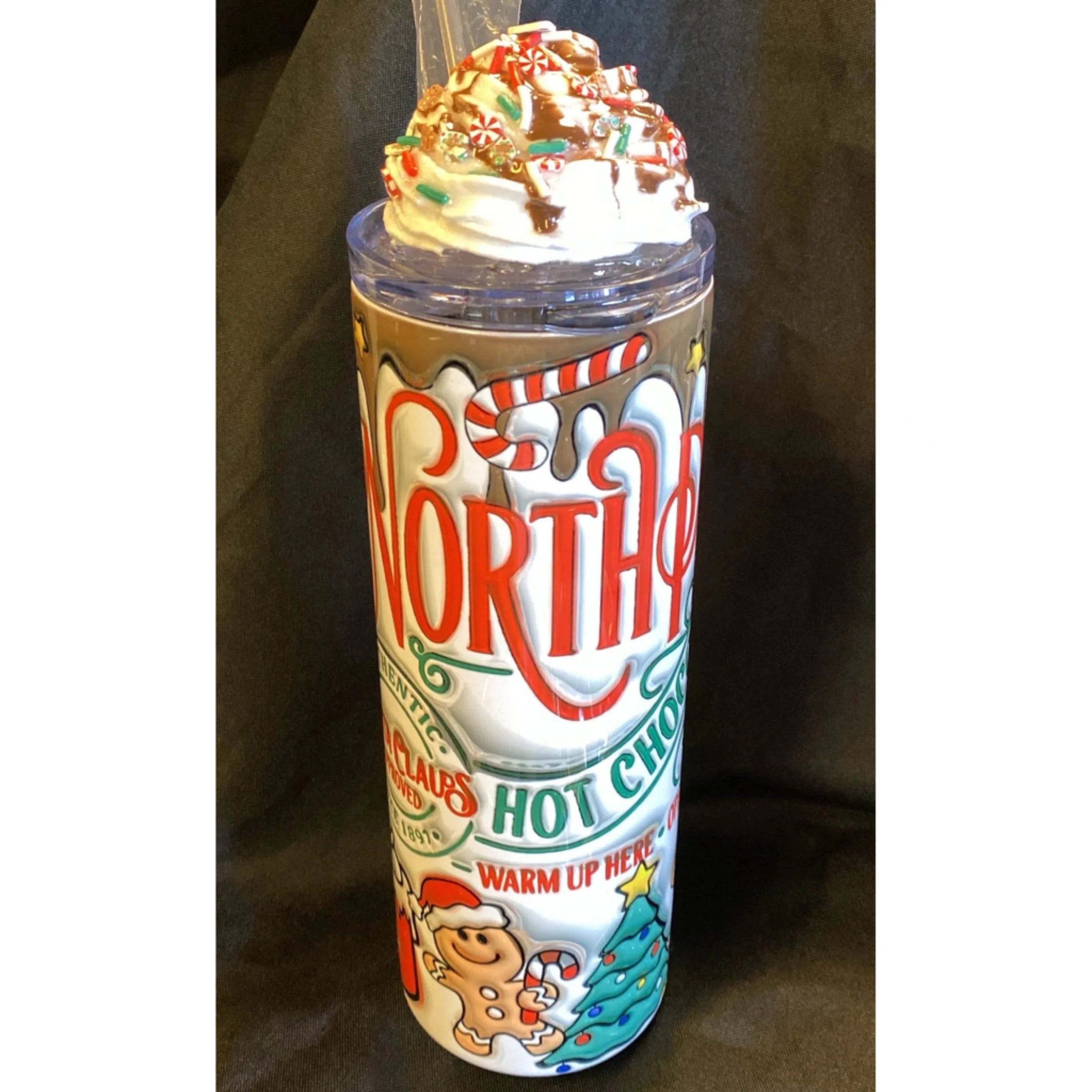 North Pole HC- 20 oz Stainless Steel Tumbler