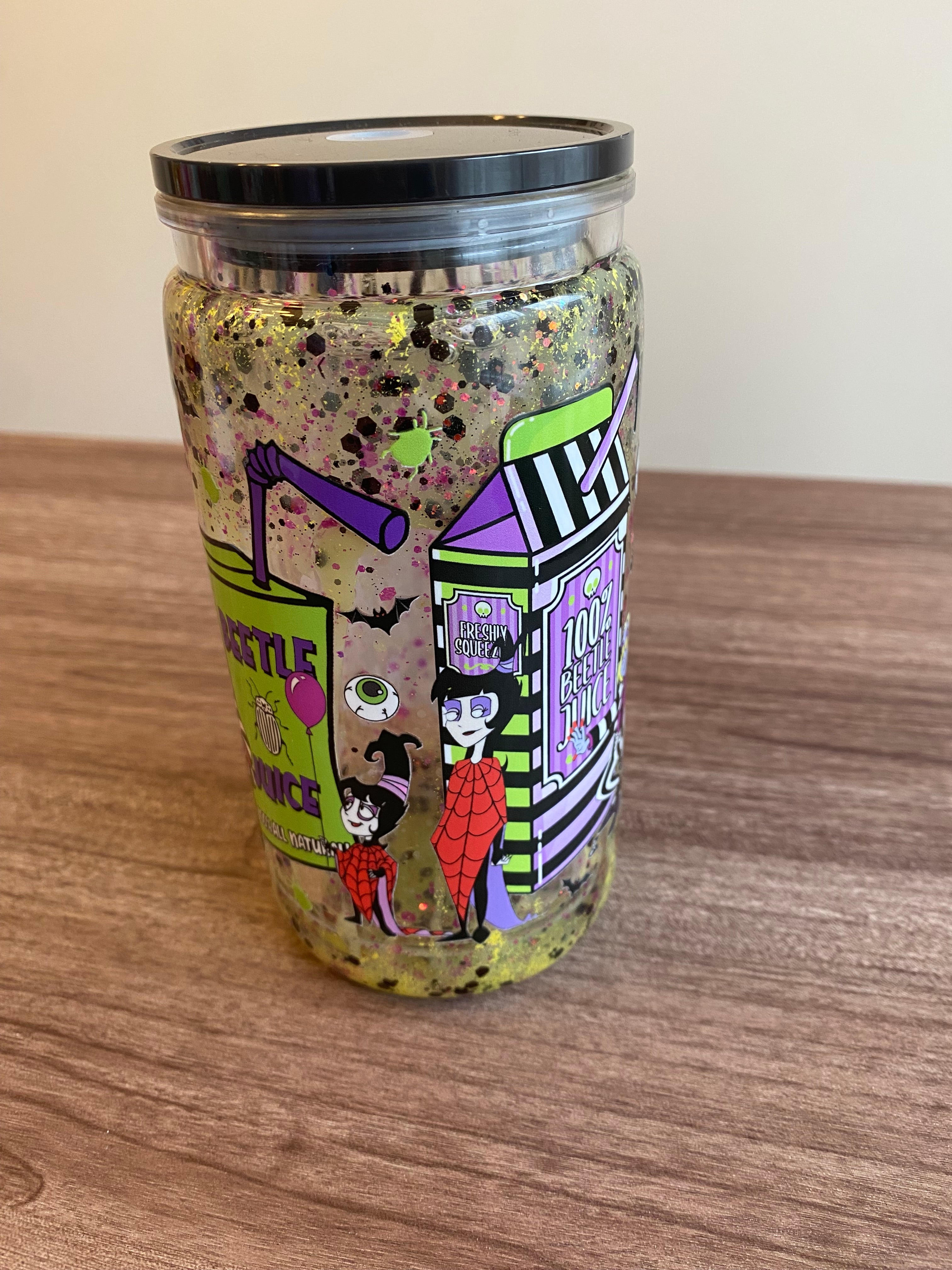 Beetle Juice- 16 oz Libbey Acrylic