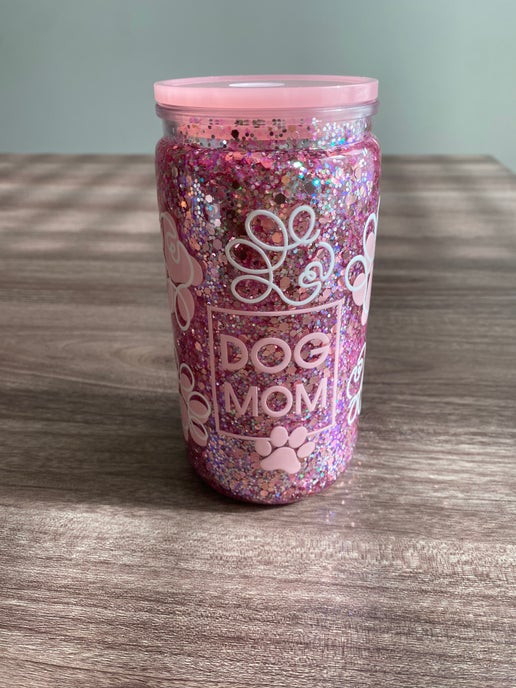 Dog Mom- 16 oz Libbey Acrylic