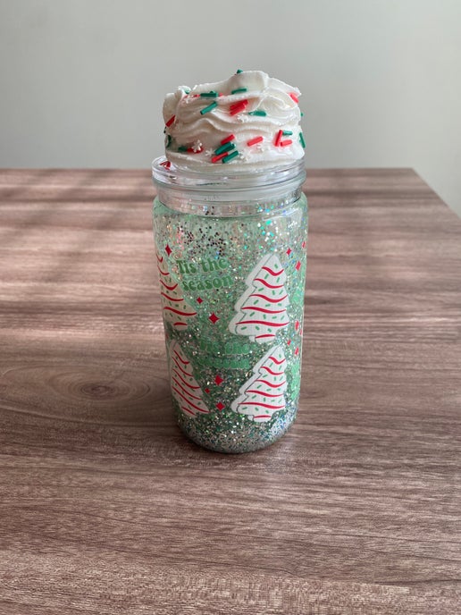 Christmas Tree Cakes- 16 oz Libbey Acrylic